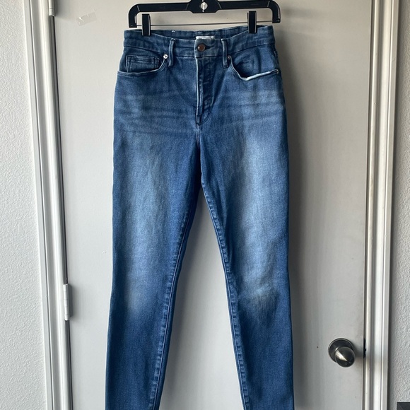 Good American Dark Blue Skinny Jeans - Picture 5 of 7